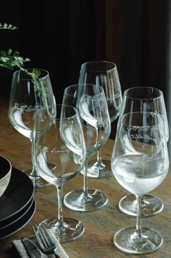 Kremmerhuset Lykketegning - Fyll livet med det som godt er, Rødvinsglass 62 cl| Glass