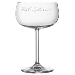 Kremmerhuset Lykketegning - Pust Livet er nå, Champagneglass 35 cl| Glass