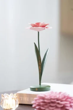 Kremmerhuset Lysestake blomst 26 cm| Lysestaker