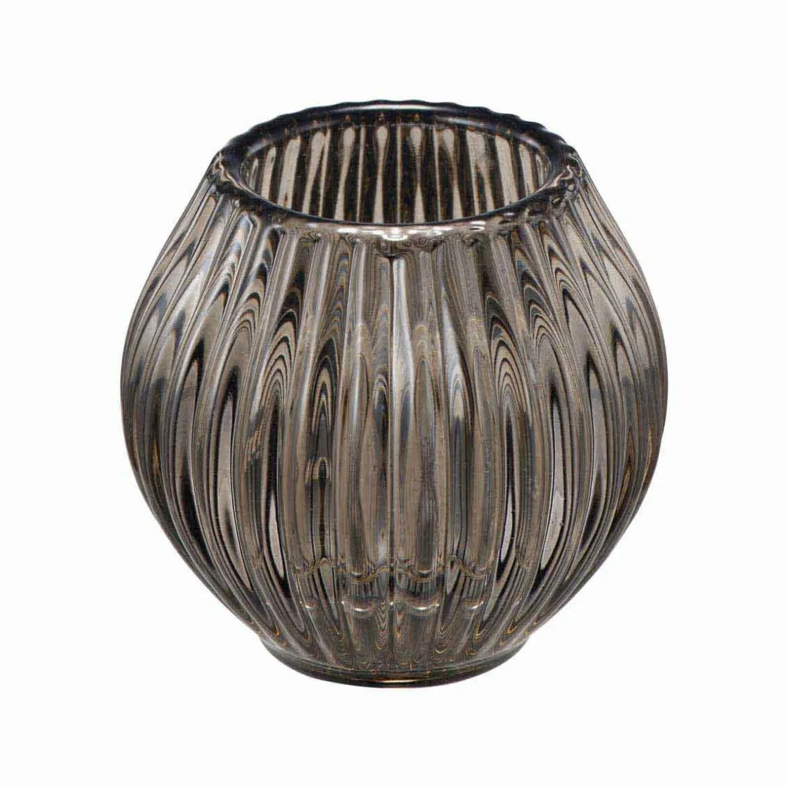 Kremmerhuset Lysestake Kombi Rille 7 cm grå| Lysestaker