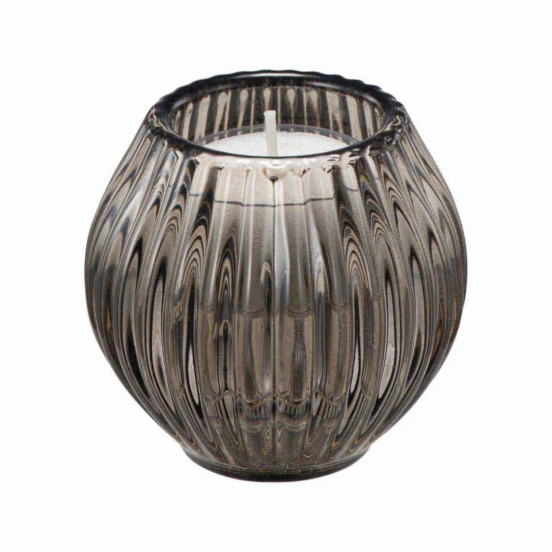 Kremmerhuset Lysestake Kombi Rille 7 cm grå| Lysestaker