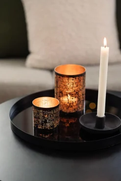 Kremmerhuset Lysestake Kronelys Luna| Lysestaker