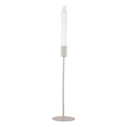 Kremmerhuset Lysestake Melina 28,5cm beige| Lysestaker