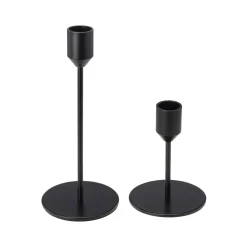 Kremmerhuset Lysestake Prato 10,5cm Sort| Lysestaker