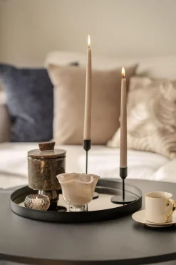 Kremmerhuset Lysestake Prato 18,5cm Sort| Lysestaker