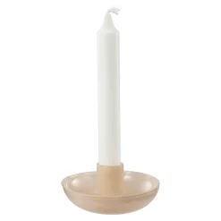 Kremmerhuset Lysestake Stine 4,5 cm, beige| Lysestaker