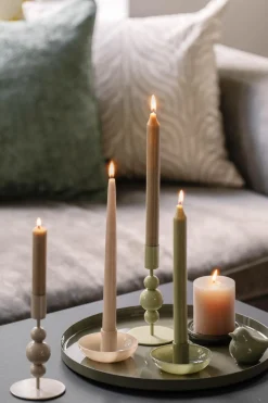 Kremmerhuset Lysestake Stine 4,5 cm, beige| Lysestaker