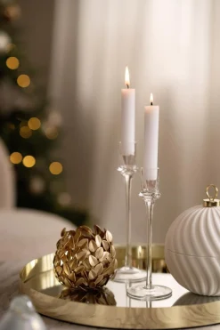 Kremmerhuset Lysfat Speil gull 40 cm| Lysfat