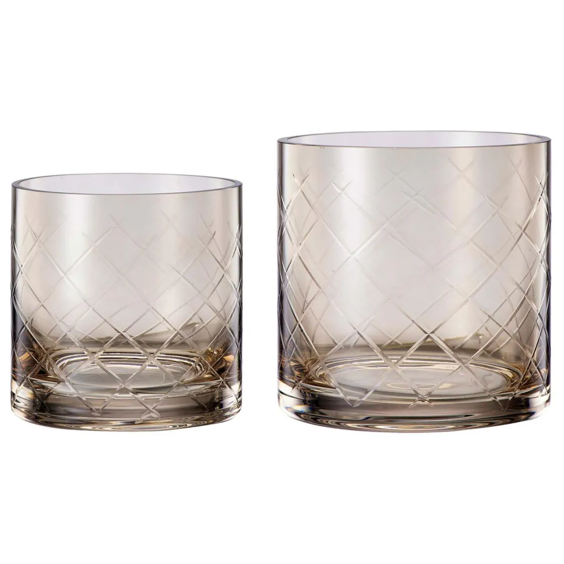 Kremmerhuset Lyslykt Billie rutet 12cm| Lykter|Lysestaker