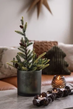 Kremmerhuset Lyslykt Granskatt 15cm| Lykter|Julelys Og Lysestaker