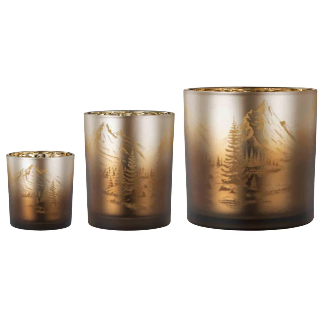 Kremmerhuset Lyslykt vinterfjell 15cm| Lykter|Julelys Og Lysestaker