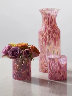 Kremmerhuset Magnor - Swirl drikkeglass/lykt rosa| Glass