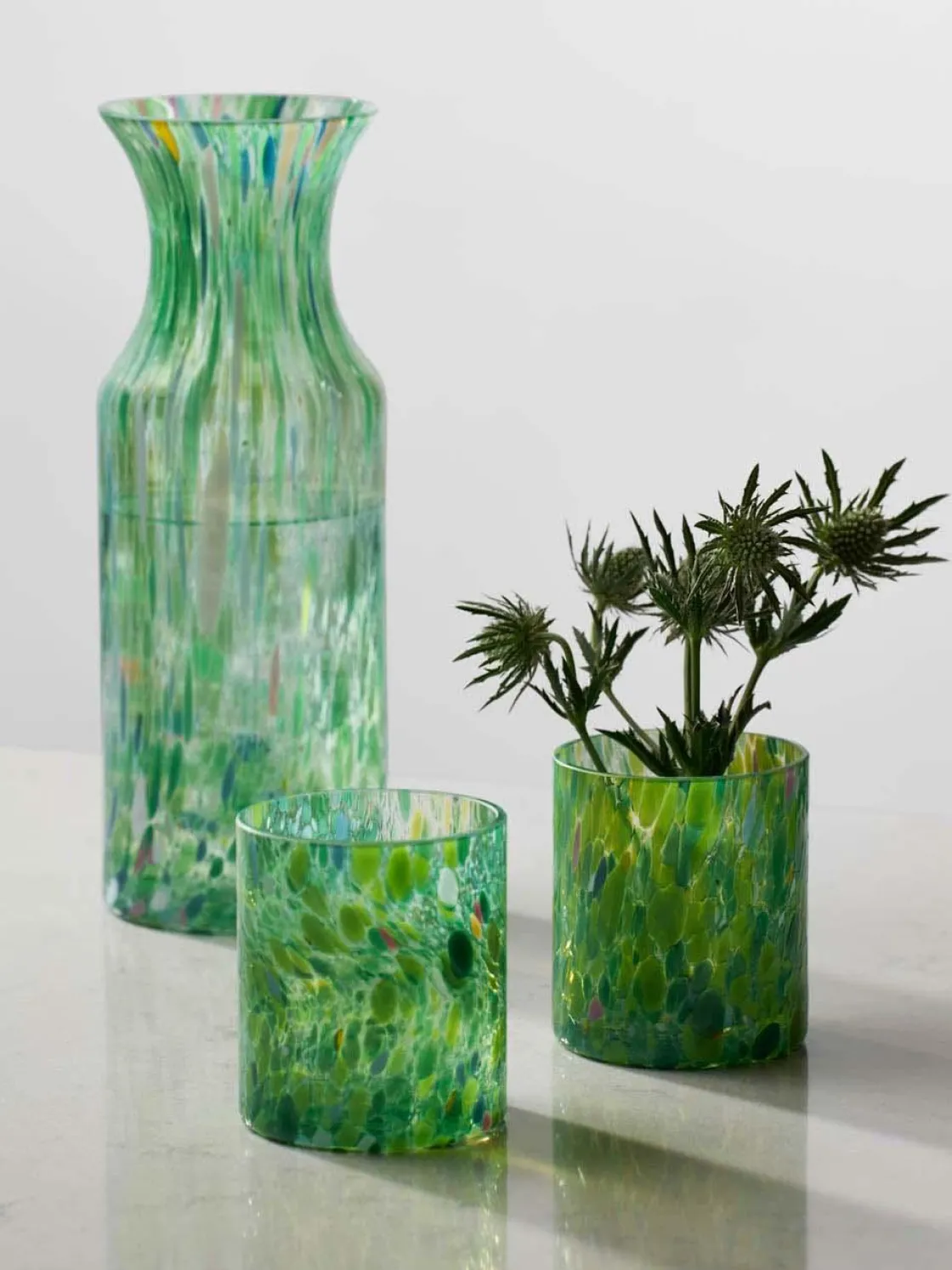 Kremmerhuset Magnor - Swirl karaffel/vase grønn| Servering