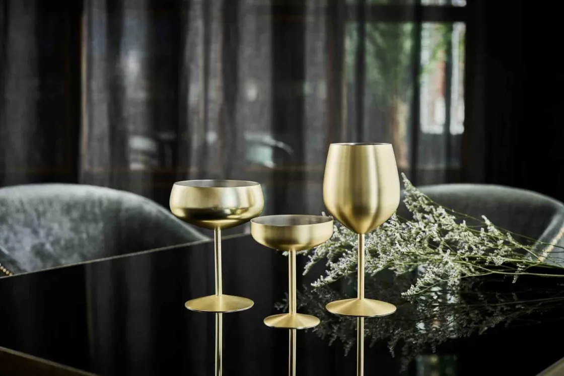 Kremmerhuset Modern House - Sontell Gold Champagnebeger 450 ml| Glass