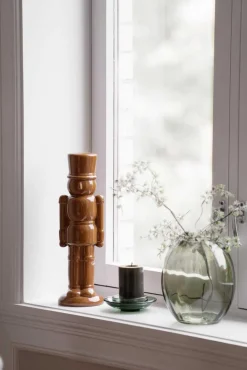 Kremmerhuset Nøtteknekker 40 cm brun| Julepynt