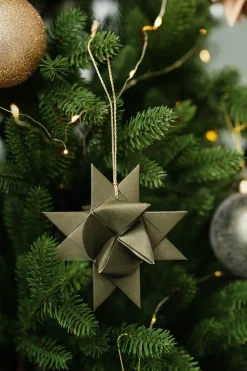 Kremmerhuset Papirstjerne 3D 2pk grønn| Julekuler