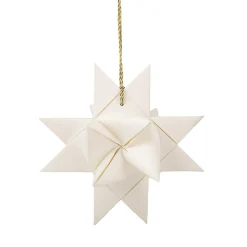 Kremmerhuset Papirstjerne 3D 2pk hvit| Julekuler