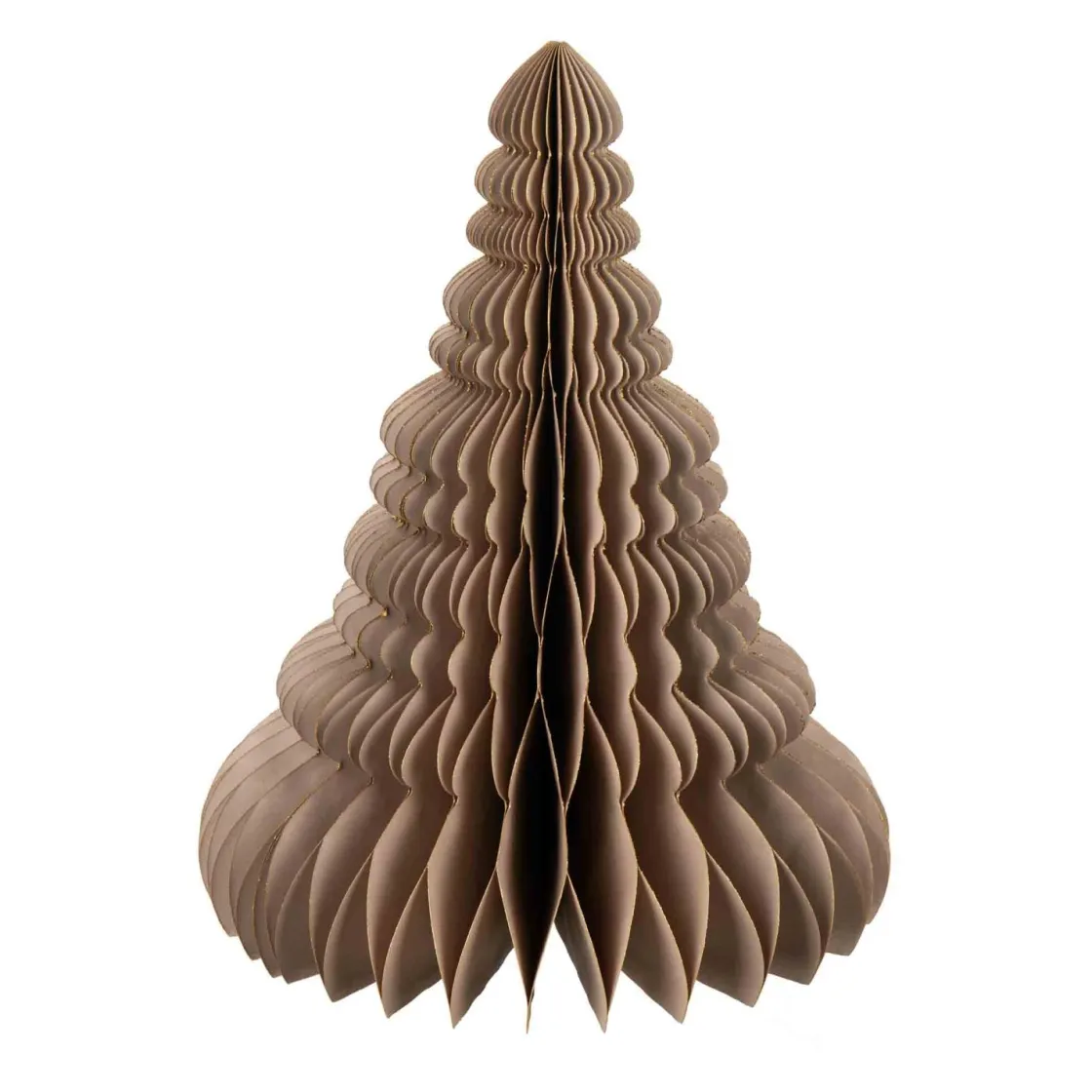 Kremmerhuset Papirtre 30cm beige| Julepynt
