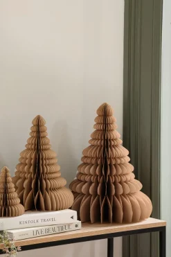Kremmerhuset Papirtre 15cm beige| Julepynt