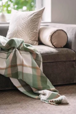 Kremmerhuset Pledd Tartan 130x170 cm grønn| Pledd