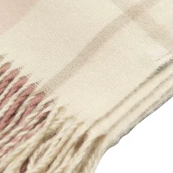 Kremmerhuset Pledd Tartan 130x170 cm rosa| Pledd