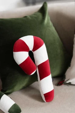 Kremmerhuset Pute Candy 9x32cm rød| Putetrekk|Juleputer