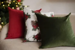 Kremmerhuset Putetrekk Dolores Mørkerød| Putetrekk|Juletekstil