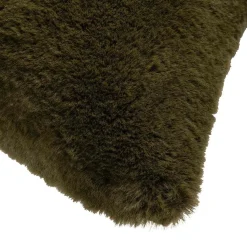 Kremmerhuset Putetrekk Faux fur 48x48cm, grønn| Putetrekk