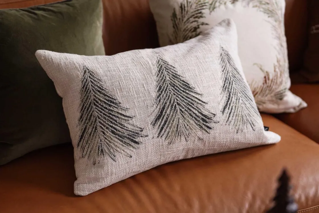 Kremmerhuset Putetrekk gullskog 40x60 cm| Putetrekk|Juletekstil