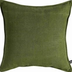 Kremmerhuset Putetrekk Herringbone 48x48cm grønn| Putetrekk|Juletekstil