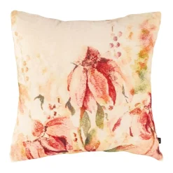 Kremmerhuset Putetrekk Velur Fleur 48x48 cm rosa| Putetrekk