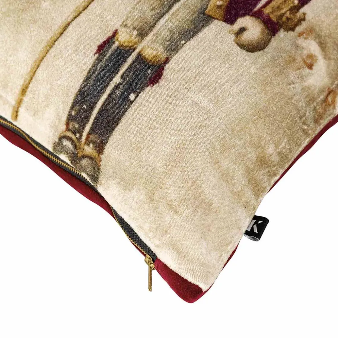 Kremmerhuset Putetrekk velur Nøtteknekkere 48x48cm| Putetrekk|Juletekstil