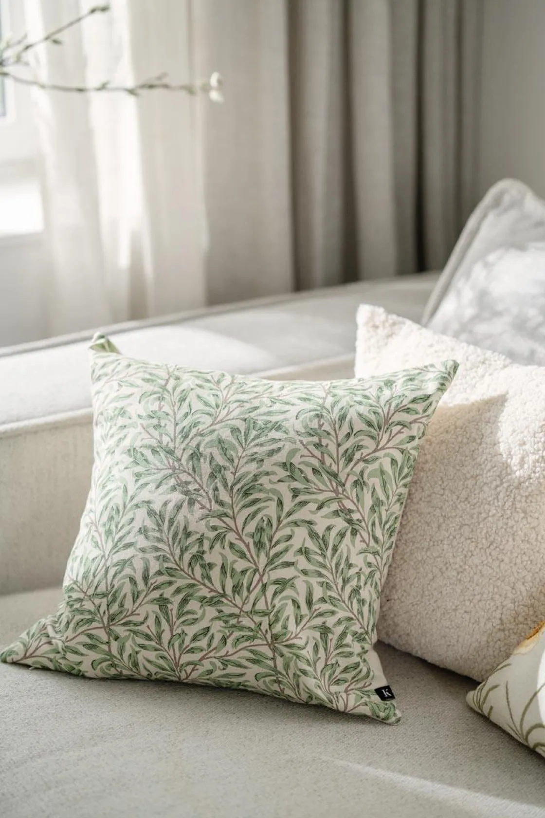 Kremmerhuset Putetrekk Vårgren 48x48 cm| Putetrekk