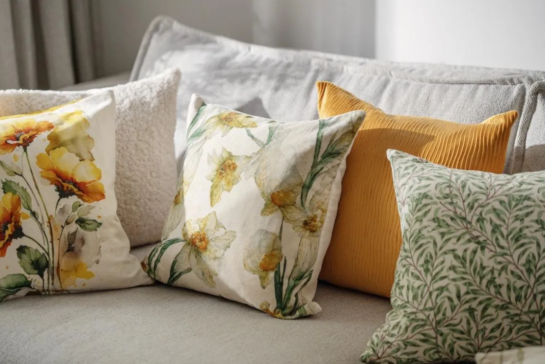 Kremmerhuset Putetrekk Vårgren 48x48 cm| Putetrekk