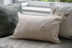 Kremmerhuset Putetrekk Waves 48x48 cm mørk grønn| Putetrekk