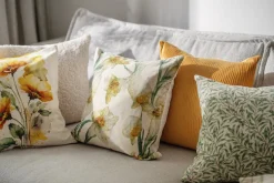 Kremmerhuset Putetrekk Waves 48x48 cm oker| Putetrekk