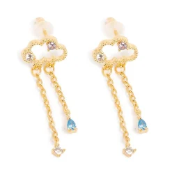 Kremmerhuset Øredobber regnsky, Gull| Ørepynt