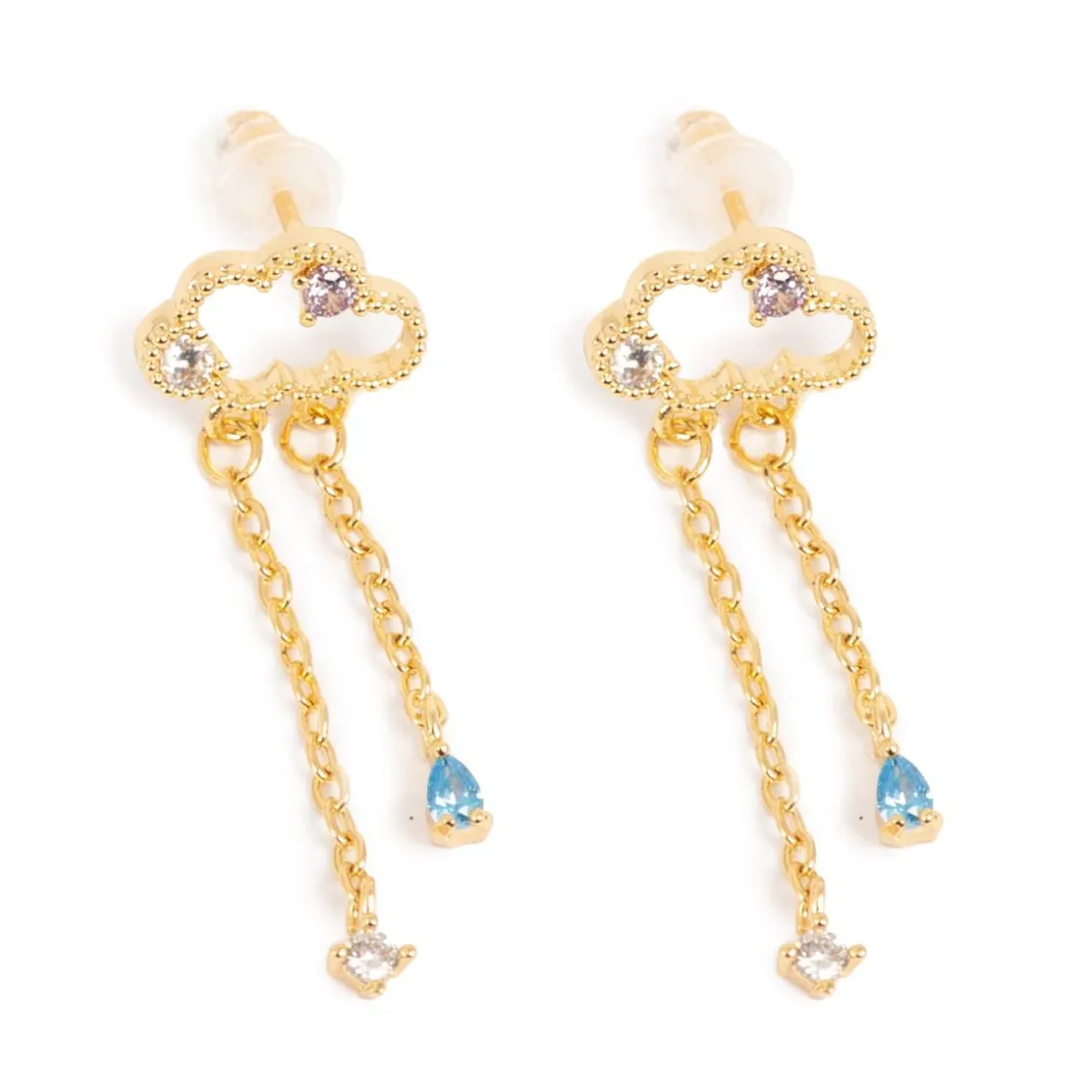 Kremmerhuset Øredobber regnsky, Gull| Ørepynt