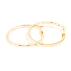 Kremmerhuset Øreringer, 40 mm, Gull| Ørepynt