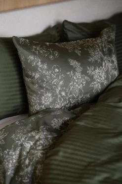 Kremmerhuset Sengesett Amalia Sateng 140x220 cm, grønn| Gavetips