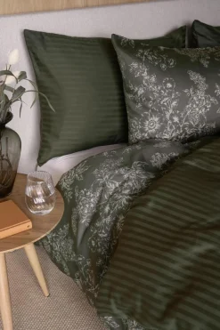 Kremmerhuset Sengesett Amalia Sateng 140x220 cm, grønn| Gavetips