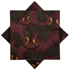 Kremmerhuset Serviett Gyngehest rød| Servietter|Juleservietter