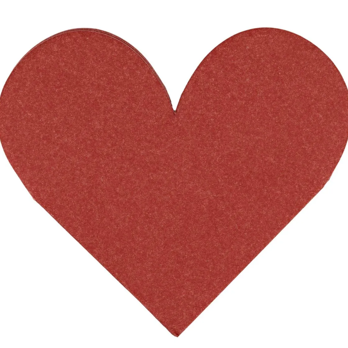 Kremmerhuset Serviett Hjerte rød| Servietter