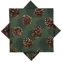 Kremmerhuset Serviett Kongle grønn| Servietter|Juleservietter