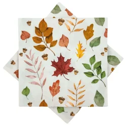 Kremmerhuset Serviett løv beige| Servietter