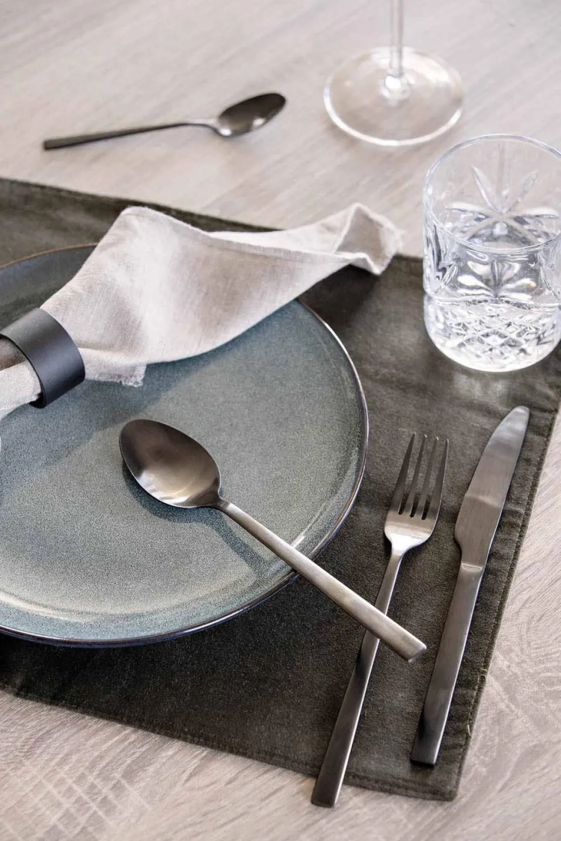 Kremmerhuset Serviettring 2pk sort| Servering