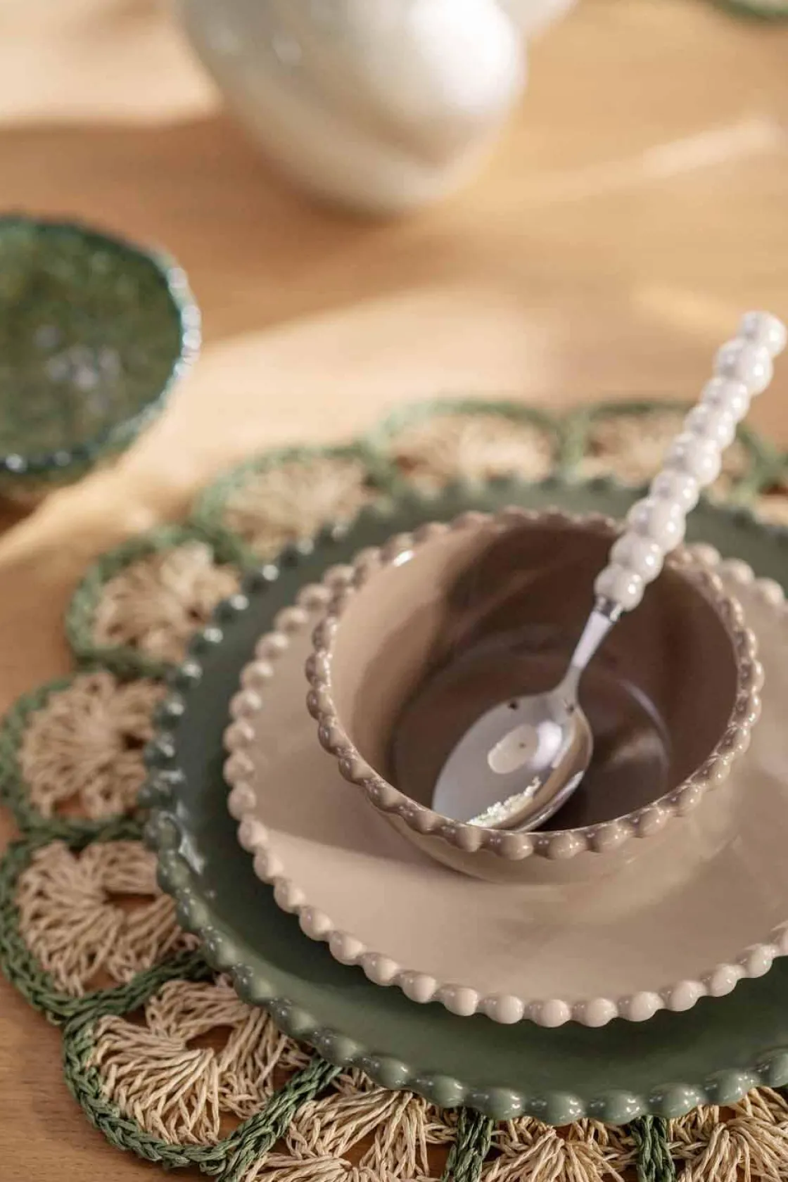 Kremmerhuset Skål Ebba taupe| Skåler|Servise