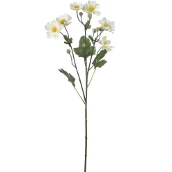 Kremmerhuset Stilkblomst Ranunkel 69 cm hvit| Kunstige Blomster