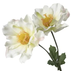 Kremmerhuset Stilkblomst Ranunkel 69 cm hvit| Kunstige Blomster