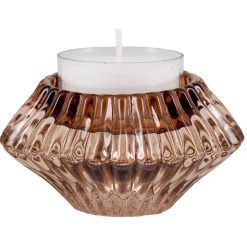 Kremmerhuset Telysestake rille kombi brun| Lysestaker